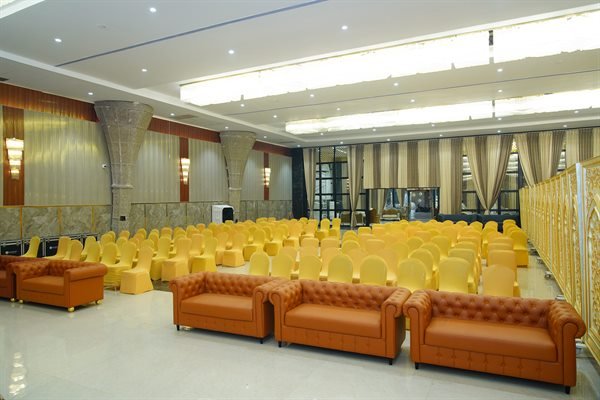 VIP leather sofa lounge seating at R9 Convention